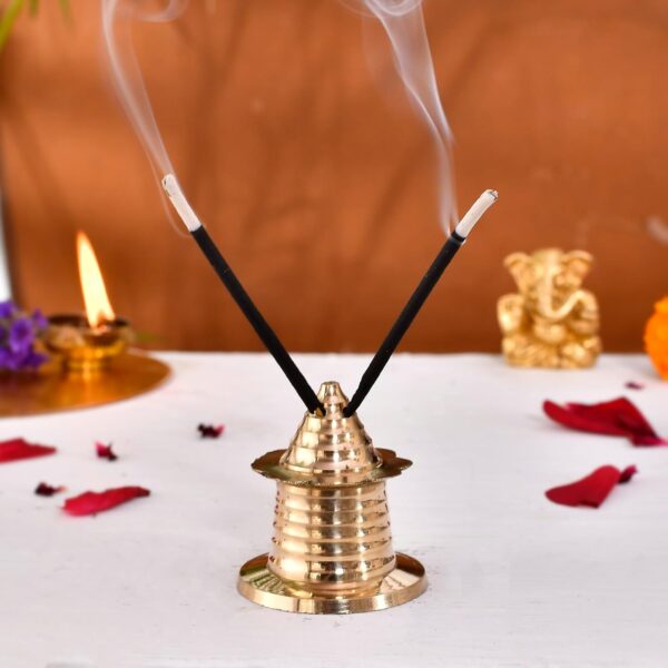 Brass Agarbatti Stand for Pooja
