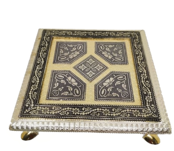 Antique Rajwadi Chowki 8″X 8″