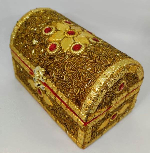 Golden Jewellery Box