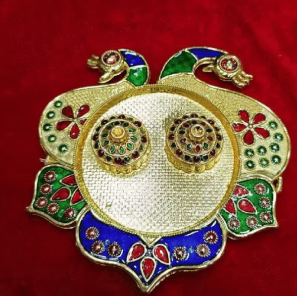 Meenakari Haldi Kumkum Platter