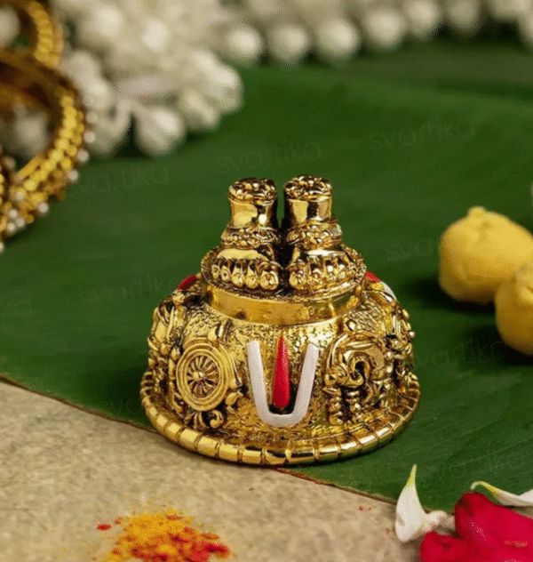 Lord Thirupathi Balaji Charan with Sangu Chakra Namam