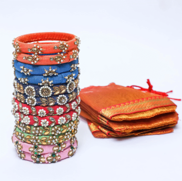 Bangles with Potli bag